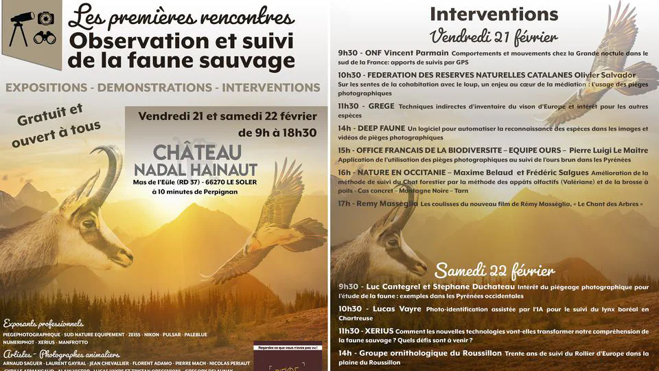 Premières Rencontres "Observation et Suivi de la Faune Sauvage"