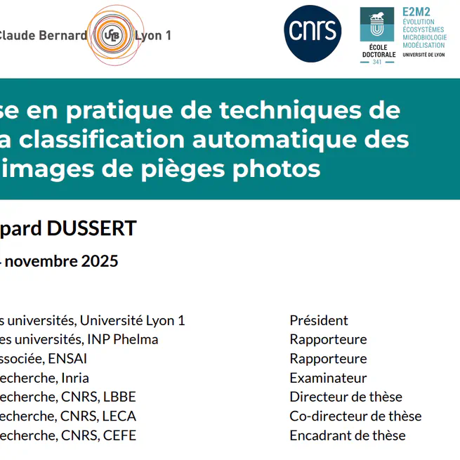 Soutenance de thèse